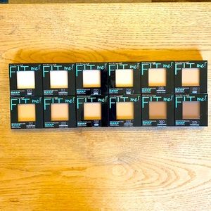 MAYBELLINE NEW YORK FIT me! Matte + Poreless Powder 12 Shades Bundle